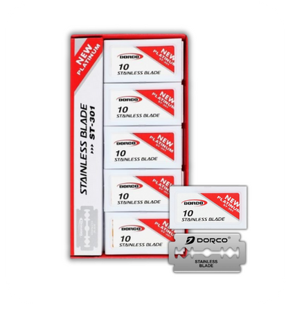 Dorco Double Edge Razor Blades ST301 Stainless Steel