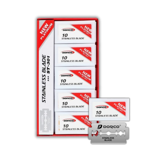 Dorco Double Edge Razor Blades ST301 Stainless Steel